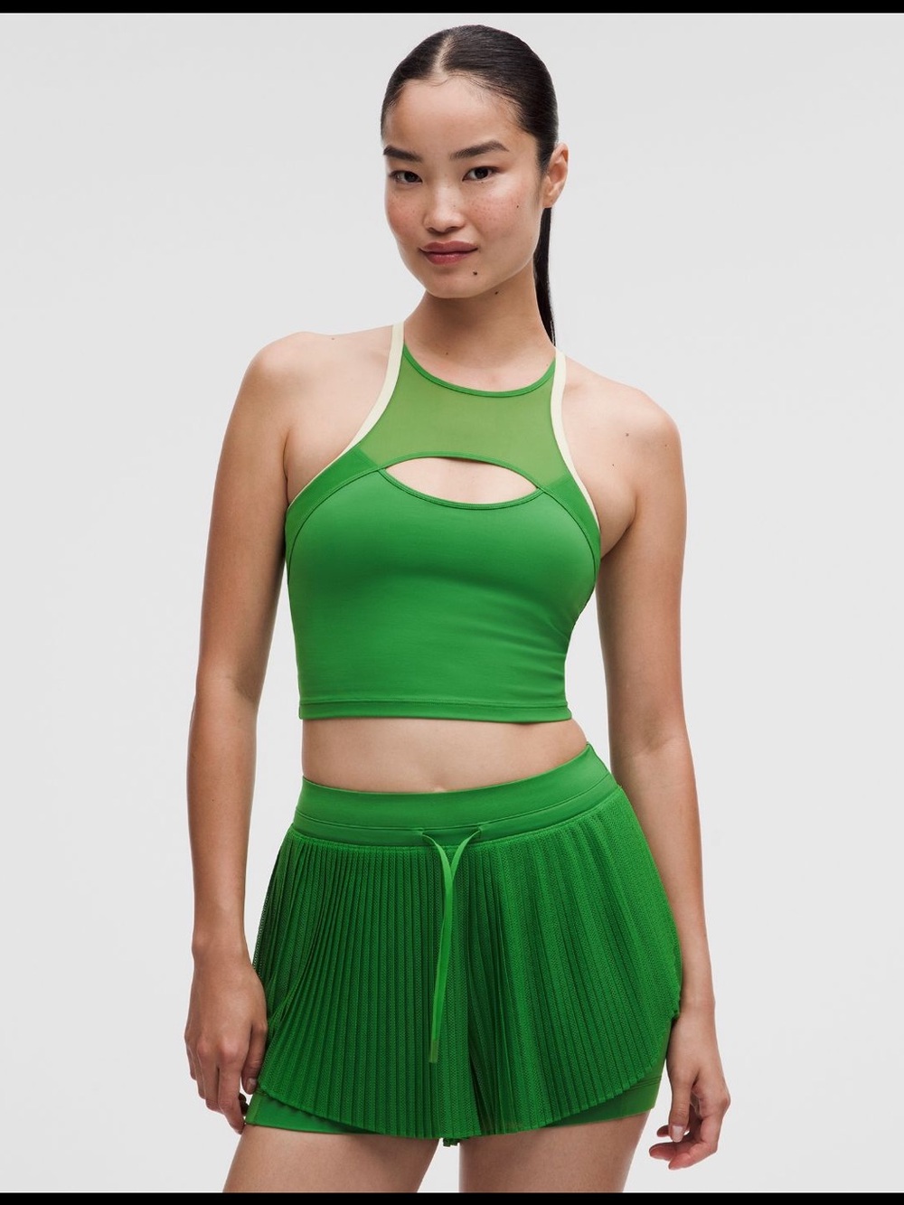 #924 NWT Lululemon Ace Advantage Mesh Tennis Tank Chameleon XL